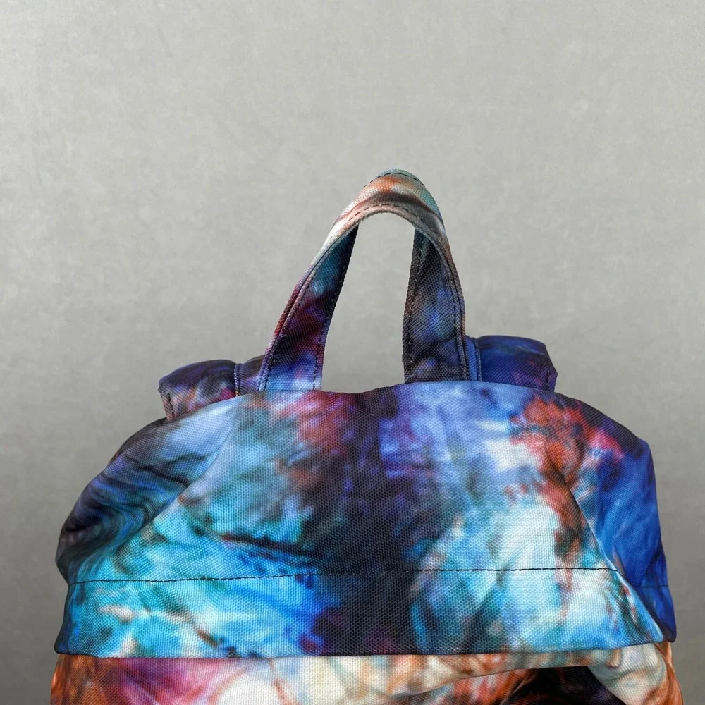 Herschel Supply Backpack Tie Dye Blue Travel Laptop Bag Retro Hippie Festival